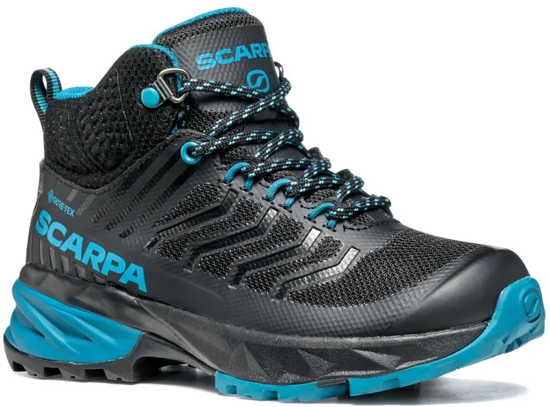 Scarpa Rush Mid Kids GTX Boots - Black-Ottanio-1